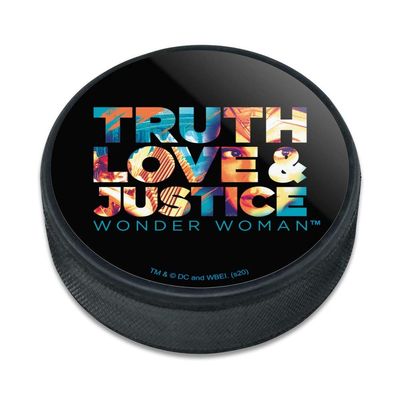 GRAPHICS & MORE Wonder Woman 1984 Truth Love and Justice Ice Hockey Puck