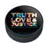 GRAPHICS & MORE Wonder Woman 1984 Truth Love and Justice Ice Hockey Puck view 1