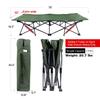 REDCAMP Folding Camping Cots for Adults Heavy Duty, 33" Extra Wide Sturdy Portable Sleeping Cot,Green 2-Pack view 2
