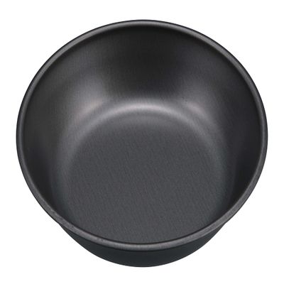Captain Stag UH-59 Tableware Plate, Fluorine Resin Treatment, Outer Diameter 5.9 x Height 1.3 inches (150 x 34 mm), Made in Japan, Metallic Black Coat