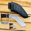 EGKH -12" Authentic Army D-Guard Kukri, Full Tang - Hand Forged - Made by Blacksmiths in Nepal - Made By Ex Veteran Khukuri House Nepal view 2