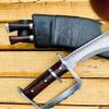 EGKH -12" Authentic Army D-Guard Kukri, Full Tang - Hand Forged - Made by Blacksmiths in Nepal - Made By Ex Veteran Khukuri House Nepal view 3