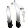 16 Inch 20 Inch 14 Inch Folding Bike Mud Guard Cycling Mudguard Front Rear Bicycle Fender Wings Bike Accessories (Color : 14 V brake Silver) view 1