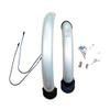 16 Inch 20 Inch 14 Inch Folding Bike Mud Guard Cycling Mudguard Front Rear Bicycle Fender Wings Bike Accessories (Color : 20 V brake Silver) view 4