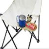 Captain Stag UC-1841 Camping Equipment Chair Side Tray for Chairs, Khaki view 3