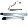 16 Inch 20 Inch 14 Inch Folding Bike Mud Guard Cycling Mudguard Front Rear Bicycle Fender Wings Bike Accessories (Color : 20 D brake Silver) view 1