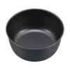 Captain Stag UH-58 Tableware Plate, Tableware, Donburi, Fluorine Resin Treatment, Outer Diameter 5.0 x Height 2.0 inches (128 x 50 mm), Made in Japan, Metallic Black Coat view 1
