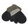 Baby Mittens Warm Mitts Infant Full Finger Gloves Magic Snow Mittens on String (Black(OK)) view 3