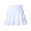 easyforever Kids Girls Workout Tennis Running Skort Skirts Pleated Athletic Gymnastics Dance A-line Dress White 12-14 view 1