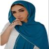 ANKOMINA Women Soft Chiffon Rhinestone Long Scarf Shawl Fashion Muslim Hijab Head Wrap Scarves view 1
