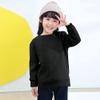 Kids Boys Girls Brushed Fleece Sweatshirt Toddler Solid Color Round Neck Long Sleeve Pullover Baby Thick Warm Tops view 2