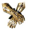 Nautical Replica Hub Queen Armour Medieval Articulated Gauntlets Gloves with Full Brass Work Medieval Knight Adult Halloween Costumes view 1