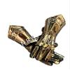 Nautical Replica Hub Queen Armour Medieval Articulated Gauntlets Gloves with Full Brass Work Medieval Knight Adult Halloween Costumes view 2