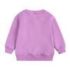 Kids Boys Girls Brushed Fleece Sweatshirt Toddler Solid Color Round Neck Long Sleeve Pullover Baby Thick Warm Tops view 3