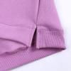 Kids Boys Girls Brushed Fleece Sweatshirt Toddler Solid Color Round Neck Long Sleeve Pullover Baby Thick Warm Tops view 4
