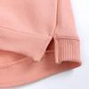 Kids Boys Girls Brushed Fleece Sweatshirt Toddler Solid Color Round Neck Long Sleeve Pullover Baby Thick Warm Tops view 4