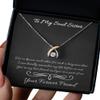 to My Soul Sister, You are My Best Friend, I Love You, Thank You Gift - Wishbone Dancing Necklace view 1