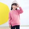 Kids Boys Girls Brushed Fleece Sweatshirt Toddler Solid Color Round Neck Long Sleeve Pullover Baby Thick Warm Tops view 2