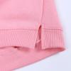 Kids Boys Girls Brushed Fleece Sweatshirt Toddler Solid Color Round Neck Long Sleeve Pullover Baby Thick Warm Tops view 4