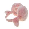 Beisto Warm Faux Furry Earmuffs Winter Cute Cat Kitten Ear Cover Outdoor Ear Warmer For Girls Women, Pink, One Size view 2