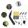 Wing Chun Wooden Dummy Training Equipment, Portable Free Standing Chinese Kong Fu Training with 3pcs Wooden Dummy Arms And 1 Leg view 2