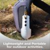 NACETURE Ultralight Backpacking Trowel Aluminum Shovel Small Potty Multitool with Longer Handle Design Essential for Hiking, Camping and Survival Bags (Silver 1 Pack) view 4