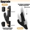 Yookeer 4 Pcs/ 2 Sets Sword Wall Mount Samurai Sword Wall Hanger Holder Adjustable Display Walls Mount Hanger Samurai Swords Tanto Cosplay Gifts Weapon Rack(Black,Wood,Classic) view 3