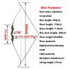 60 Inch Black Hunter Original Takedown Recurve Bow and Arrow Set 20-60lbs Traditional Wood Longbow Right and Left Handed American Hunting Longbow (45 Lbs, Black Set/Right Handed) view 2