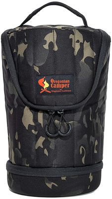 Oregonian Camper Lantern Case, Lantern Drum, Black Camo