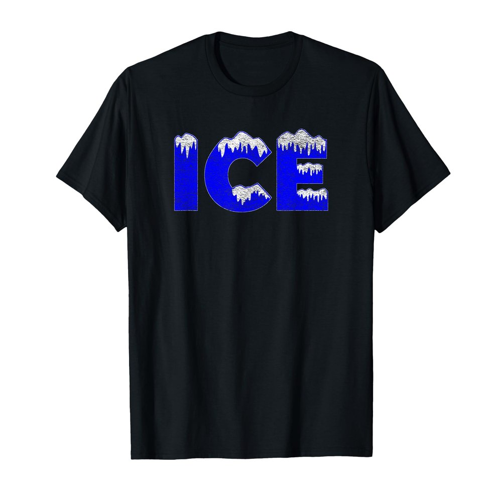 ICE HALLOWEEN COSTUME FIRE AND ICE PRETEND I'M A BAG OF ICE T-Shirt