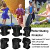 Hozee Knee Pads Protector Kit, Good Water Absorption Skating Protection Gear Set Adjustable Sports Protective Gear for Cycling for Skating for Adults for Sport view 2