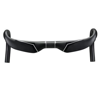 Carbon Fibre Handlebar 31.8MM 420/440/460MM Road Bike Bent Bar Carbon Road Handle Bar Bicycle Parts Racing (Color : HB-003-460MM)