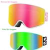 EXP VISION Parent-Child Ski Goggles Set, OTG Anti Fog 100% UV400 Protection Snow Goggles for Men & Women & Boys & Girls view 1