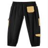 FEESHOW Kids Girls Workout Jogger Pants Sports Dance wear Loose Casual Harem Pants Trousers Sweatpants D Black 6 Years view 4