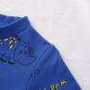 Toddler Baby Boy Clothes Long Sleeve Dinosaur Printed Sweatshirt Tops Jogger Pants 2PCS Fall Winter Outfits (1#Blue, 6-12 Months) view 3