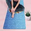 LYWY Yoga Mat Non Slip,0.06 Inch Thickened Fitness Mat Environmental Protection Professional Yoga Mat Suitable for Female Home Fitness Mat,Blue,70.08X24.02 view 3