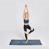 LYWY Travel Yoga Mat,Eco Friendly Fitness Exercise Mat Thick Yoga Mat Fitness Exercise Mat with Strap Workout Mat for Yoga and Floor Exercises,A,72.84X24.08IN view 3