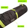 UNISTRENGH Fully Padded Single Ski Travel Bag with Dual Layer Thicken Padded Skiing Soft Case Bag Shoulder Handle Bag (Green/Black, 150CM) view 3