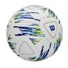 WILSON NCAA Vanquish Match Soccer Ball - Size 5, White/Blue/Green view 2