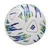 WILSON NCAA Vanquish Match Soccer Ball - Size 4, White/Blue/Green view 4