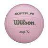 WILSON Super Soft Play Outdoor Recreation Volleyball - Official Size, Pink/Dark Pink view 1