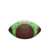 WILSON Hylite Football - Peewee Size,Brown/Green view 1