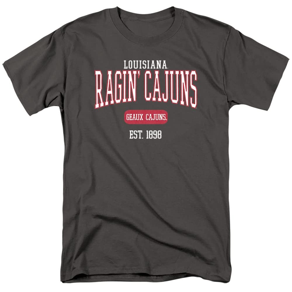 University of Louisiana at Lafayette Official Est. Date Unisex Adult T Shirt,Est. Date, 5X-Large