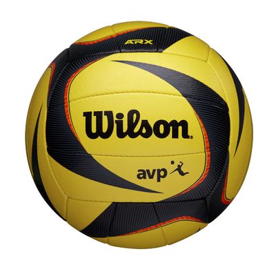 WILSON AVP Arx Game Volleyball - Official Size, Yellow/Black