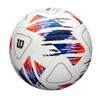 WILSON NCAA Vivido Replica Soccer Ball - Size 5, White/Orange/Purple view 3