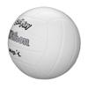 Wilson AVP Soft Play Volleyball - Official Size, White, 18-Panel, Machine-Sewn Construction, Butyl Rubber Bladder, Sponge-Backed Synthetic Leather Cover, Ideal for Ages 13 and Up view 3