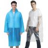 Cosowe Rain Poncho for Adults and Kids, Family Pack Raincoats with Hood, Emergency Ponchos for Outdoor Activities (2 Pack Reusable Raincoats+5 Pack Disposable Ponchos) view 1