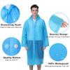 Cosowe Rain Poncho for Adults and Kids, Family Pack Raincoats with Hood, Emergency Ponchos for Outdoor Activities (2 Pack Reusable Raincoats+5 Pack Disposable Ponchos) view 2