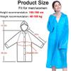 Cosowe Rain Poncho for Adults and Kids, Family Pack Raincoats with Hood, Emergency Ponchos for Outdoor Activities (2 Pack Reusable Raincoats+5 Pack Disposable Ponchos) view 3