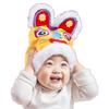 Kids Beanie Hat for The Year of Tiger, Winter Tiger Shaped Fleeced Hat Boys Girls for Spring Festival Chinese New Year (B-Yellow), One Size view 1
